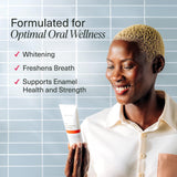 Boka Fluoride Free Toothpaste Nano Hydroxyapatite, Helps Remineralize, Appropriate for Sensitive Teeth, Whitening - for Adult, Kids Oral Care - Refresh Mint Flavor, 4 Fl Oz 3Pk