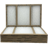 16x25x1 Glasfloss Fiberglass Air Filter, Double Strut, GDS Series, Made in USA, Actual Size: 15 5/8 x 24 5/8 x 3/4 (Box of 6)