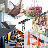 Dolibest Ceiling Mount Swing Hanger Heavy Duty Swing Set Hook for Porch Swing Hammock Chair Yoga Silk Suspension Straps Gymnastic Ring, Wall Anchor for Resistance Bands (900LB)