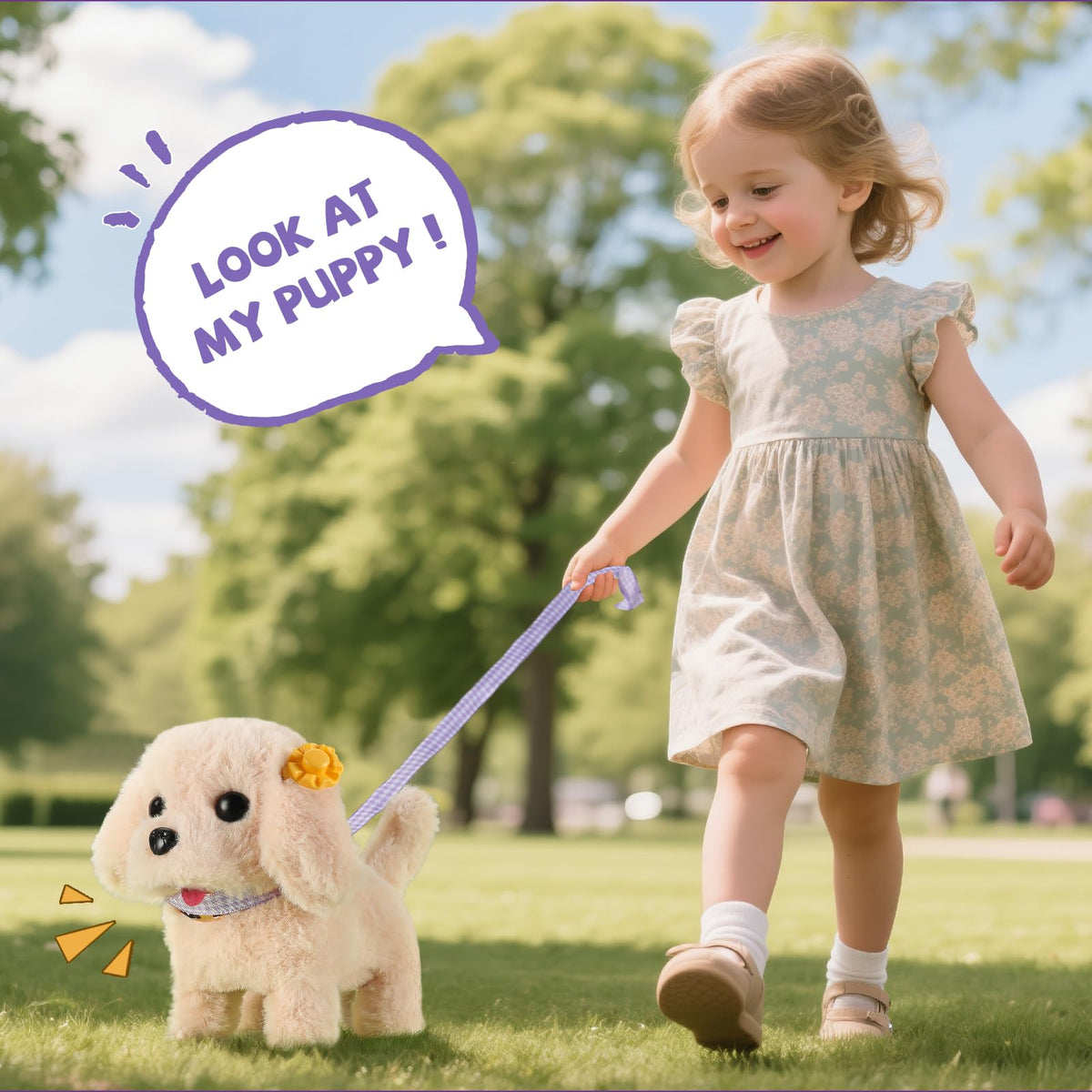 16 Pcs Robot Dog Toys for Girls, Toys for 3 4 5 6 7 8 Year Old Girls Kids