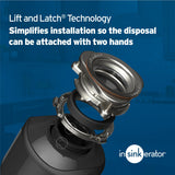 InSinkErator Badger 5XP Garbage Disposal, Badger Series 3/4 HP Continuous Feed Food Waste Disposer