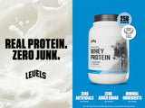Levels Grass Fed Whey Protein Powder, No Artificials, 25G of Protein, Unflavored, 2LB
