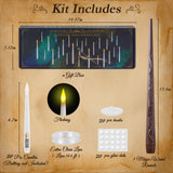 Homemory 20PCS Floating Candles with Wand Remote, Magic Hanging Candle with Timer, Flickering Warm Light Floating Candles for Halloween Christmas Birthday Party Decor