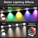 CETELUMA 300FT Permanent Outdoor RGB Lights, IP67 Waterproof Smart Eave Lighting, with App/Remote Control Eaves Light, DIY LED Scenes Modes for House Roof Decor,Christmas,Party,All Holiday and Daily