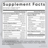 Sports Research Digestive Enzymes with Probiotics & Ginger - Plant Based for Dairy, Protein, Sugar & Carbs - Non-GMO Verified & Vegan Friendly (90 Veggie Capsules)