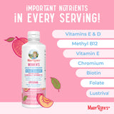 Women's Multivitamin + Lustriva Hair Growth Liposomal | Biotin 10000mcg | Clinically Tested for Thicker Hair, Wrinkles, Fine Lines, Skin Care | with Ashwagandha & Maca Root | Ages 18+ | 15.22 Fl Oz