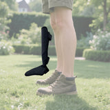 Protective Shin Guard Brush Gaiter Lite Version with a Layer of Sponge Cushion for Trimming Weed Eating Mowing Cutting Waterproof