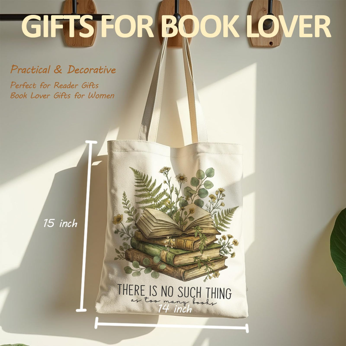 MHSMHL Book Lovers Gifts for Women,Vintage Bookish Gifts, Gifts for Readers