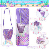 Meland Mermaid Dress for Girls, Princess Dress Up Costume Gift (3-4 Years)