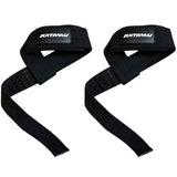 Katamu Weightlifting Straps | Lift More | Premium Weightlifting Straps | Men and Womens Squat Lifting, Powerlifting and Weight Training Support Straps