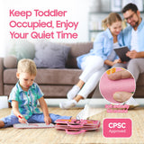HumorPlay Busy Board Montessori Toys for Toddler Girl Gifts, Sensory Educational Busy Book for Toddlers, Christmas Birthday Gift for Toddler Girl Toys
