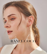Gold Plated Sterling Silver Studs Love Knot Earrings For Women | Hypoallergenic & Nickle Free Jewelry for Sensitive Ears (8, white-gold-plated-silver)