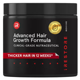 iRESTORE Advanced Hair Growth Supplement for Women with Lustriva | Hair Vitamins For Faster Hair Regrowth | Best for Hair Loss and Thinning, 1 Month Supply