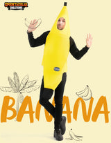 Spooktacular Creations Appealing Banana Costume Adult, Halloween Banana Outfit Suit for Men Halloween Dress Up Parties and Roleplay Cosplay (Medium)