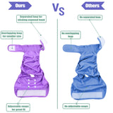 wegreeco Christmas Washable Reusable Premium Dog Diapers, XX-Large, Bright Color, for Female Dog, Pack of 3,Small Dog Puppy & Doggy Diapers Female,Dog Period Panties Diapers Female in Heat