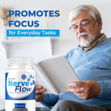 Nerve Flow - Official NerveFlow Advanced Nerve Support Pills, Nerve Flow Supplement Capsules, NerveFlow Natural Pills Maximum Strength Multivitamin Advanced Formula, 60 Capsules for 1 Month