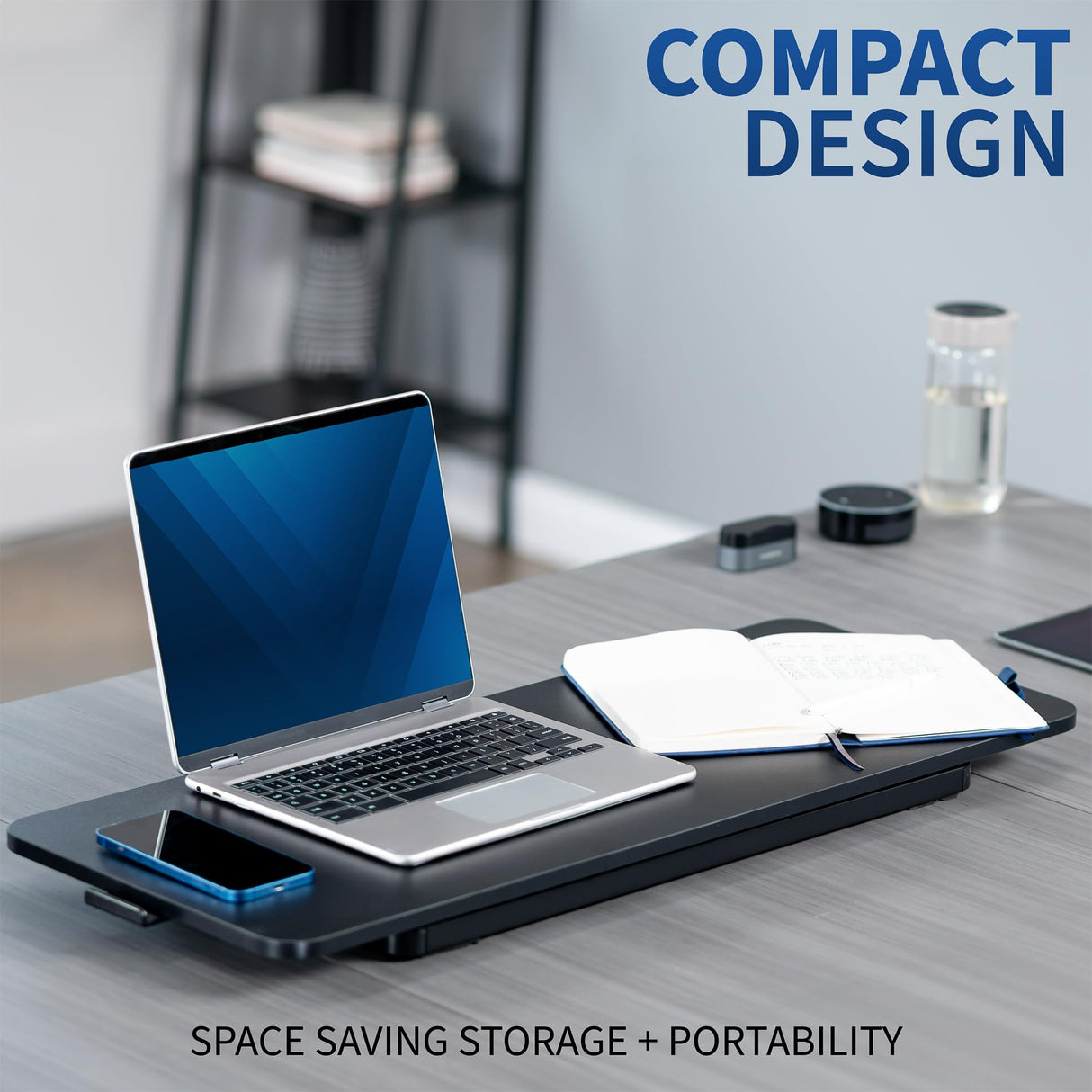 VIVO Single Top 30 inch Scissors Lift Keyboard and Mouse Riser, Height Adjustable Laptop Desk, for Ergonomic Sit Stand Workstations, Black, DESK-V030A