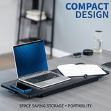 VIVO Single Top 30 inch Scissors Lift Keyboard and Mouse Riser, Height Adjustable Laptop Desk, for Ergonomic Sit Stand Workstations, Black, DESK-V030A