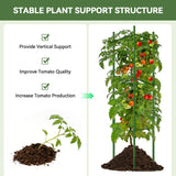 Halatool 8 Pack Tomato Cages for Garden, Up to 48in (4FT) Trellis