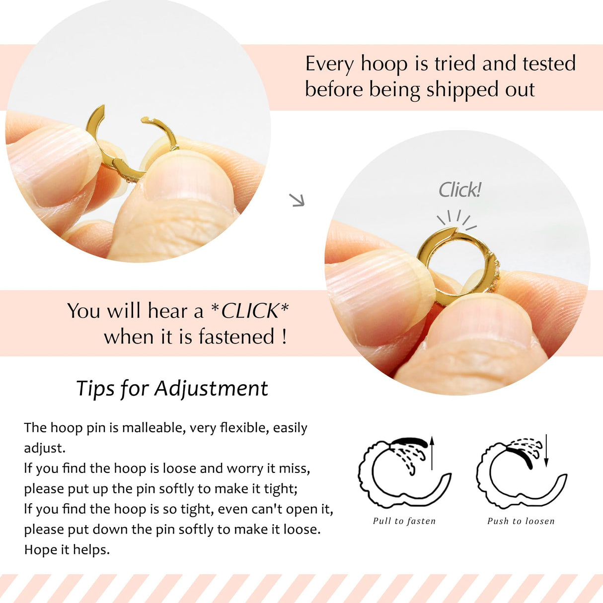 925 Sterling Silver Small Gold Hoop Earrings for Women Men,18K Gold Plated Hinge Huggie Hoop Earrings fit Cartilage, Helix, Tragus, Sung, Earlobe Lightweight Hypoallergenic Earrings (1 Pair - 7mm)