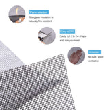 Pololo Fiberglass Screen Roll High Visibility and Durable Screen Easy to DIY Repair or Rescreen Window and Door Screen