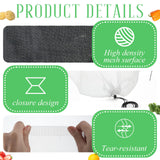 Vincreem 2 Pcs 18 x 118 inch Mesh Garden Greenhouse Tunnel Netting Protection Netting Pest Barrier Vegetable Plant Ultra Fine Mesh Cover Fruit Flowers Row Cover for Raised Beds Garden Greenhouse