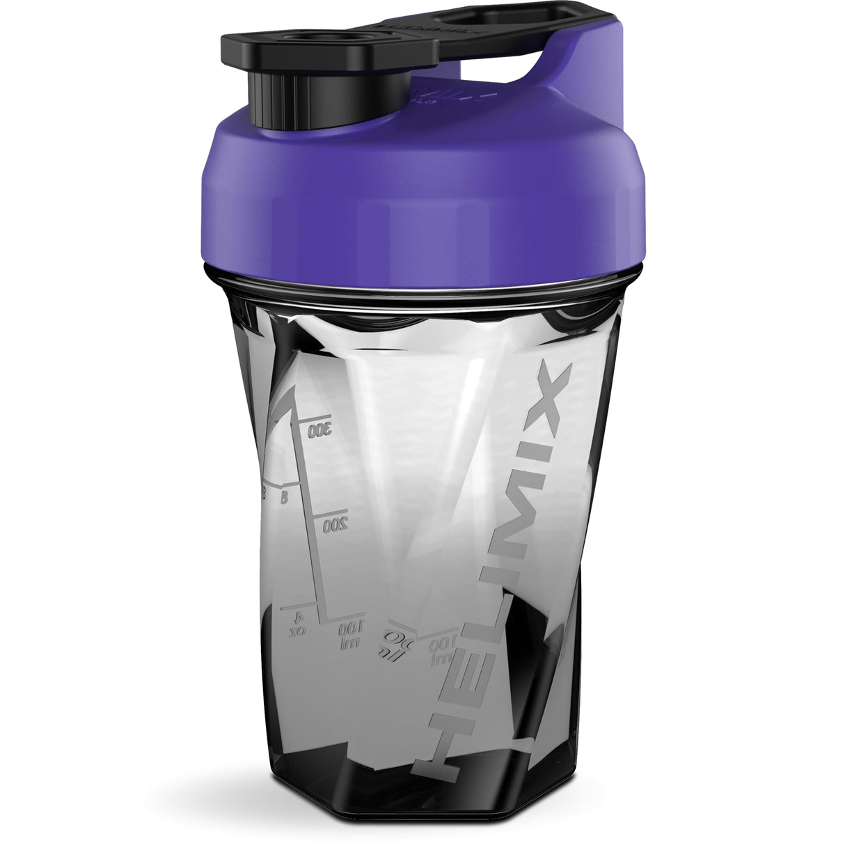 HELIMIX 1.5 Vortex Blender Shaker Bottle Holds Upto 20oz | No Blending Ball or Whisk | USA Made | Portable Pre Workout Whey Protein Drink Shaker Cup | Mixes Cocktails Smoothies Shakes | Top Rack Safe