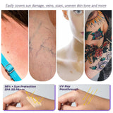 2 Pcs All Over Complexion Perfector,tattoo cover-up makeup waterproof, Transfer-Resistant Body Makeup, Body Coverage Perfector, Long Last Body Foundation