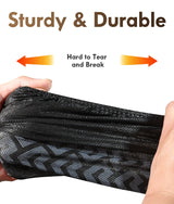 Shoe Covers Disposable Non-Slip - Black Boot Covers for Indoors,100Pcs Booties for Shoe Coves Fits Up To 11 US Men and 13 US Women Size,Non-Woven Fabric