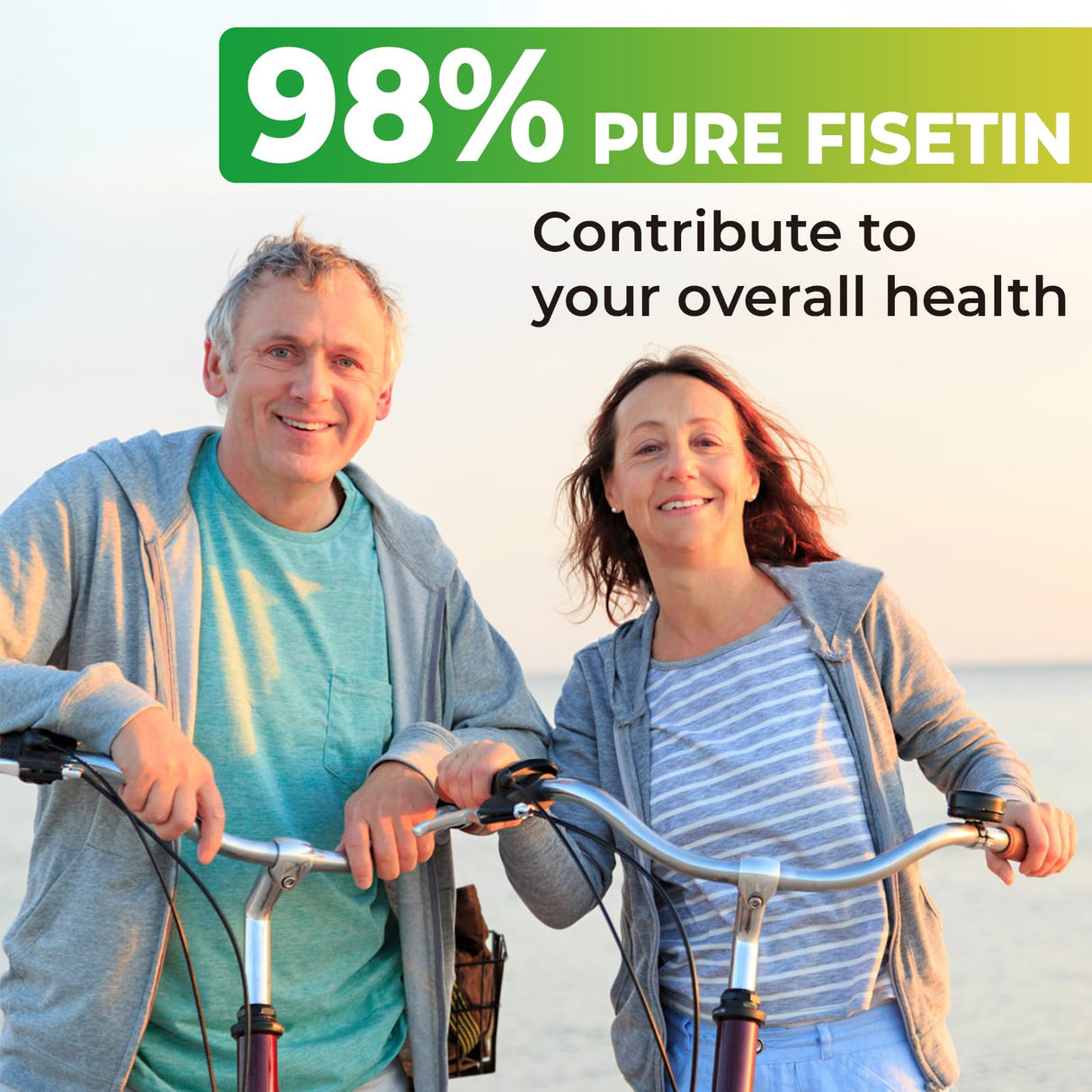 Kayseari Fisetin 1200mg Liposomal Fisetin Supplements 98% Pure Fisetin Polyphenols Antioxidants Immunity Health Aging Cognitive Support Non-GMO 60 Capsules