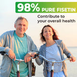 Kayseari Fisetin 1200mg Liposomal Fisetin Supplements 98% Pure Fisetin Polyphenols Antioxidants Immunity Health Aging Cognitive Support Non-GMO 60 Capsules