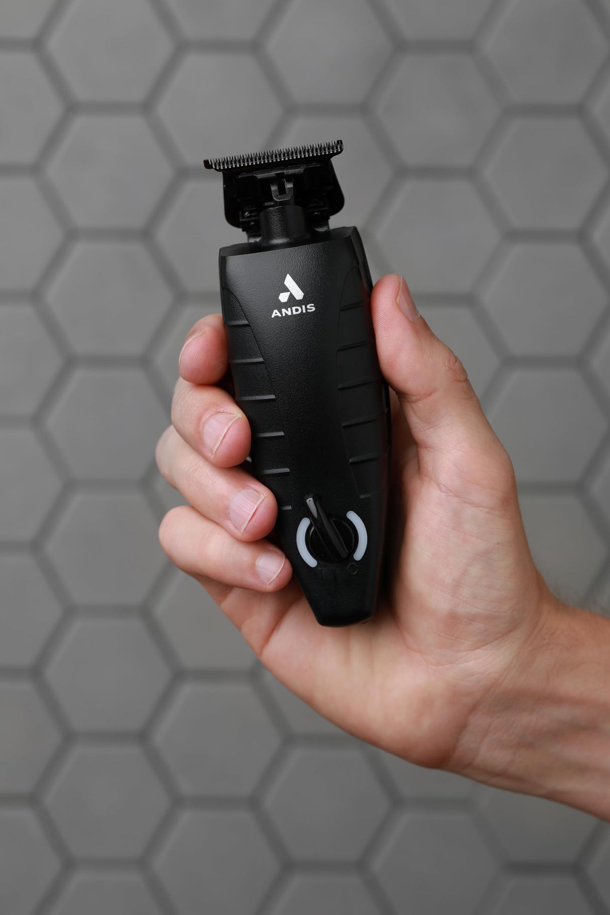 Andis GTX-EXO Black Label Special Edition, Professional Lithium-ion Electric Beard & Hair Trimmer, M-Force Technology, Cordless, Included Charging Stand, Black