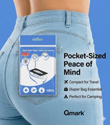Gmark XL Flushable Toilet Seat Covers (100 Count) – Thick No-Tear Virgin Paper – Disposable Travel Packs for Airplane, Camping, & Potty Training – Biodegradable & Strong (10 Packs) GM2002A