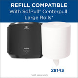 SofPull Centerpull Large by Georgia-Pacific PRO Paper Towel Dispenser, 10.13” W x 11.33” D x 10.58” H, 1 Dispenser, 58201B