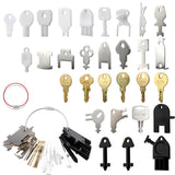 29Pcs Dispenser Key Set, for Most Popular Paper Towel, Toilet Paper, Soap Dispensers Universal Replacement Keys