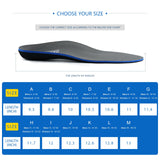 Plantar Fasciitis Feet Insoles Arch Supports Orthotics Inserts Relieve Flat Feet, High Arch (Mens 15-15 1/2)