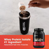 Optimum Nutrition Gold Standard 100% Whey Protein Powder, Chocolate Hazelnut, 2 Pound (Packaging May Vary)