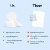 BLUELAND Laundry Detergent Tablets, 60 Count, Spring Bloom Scent, Plastic-Free Eco-Friendly Pods, Sheets, Liquid Alternative - Natural, Gentle, Non Toxic