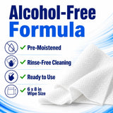 Freshnaps Wet Wipes Bulk - 4 x 800 Count Refill Bags (3200 Commercial Disposable Wipes) Value Pack - For Upward Pull Dispenser Ideal For Public Use