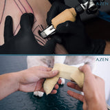 AZEN 40 Pack Self Adhesive Bandage Wrap, 2" X 5 Yards Elastic Cohesive Bandage Wrap, Skin Color Athletic Tape, Vet Wrap, Ankle Tape, Tattoo Grip Tape Wrap