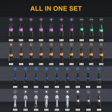 40 in 1 Magnetic Ratchet Screwdriver Set, Multi Bit Magnetic Ratcheting Screwdriver Set with Detachable Ratchet Handle, Repair Tool Kit for Computer Bicycle Furniture DIY