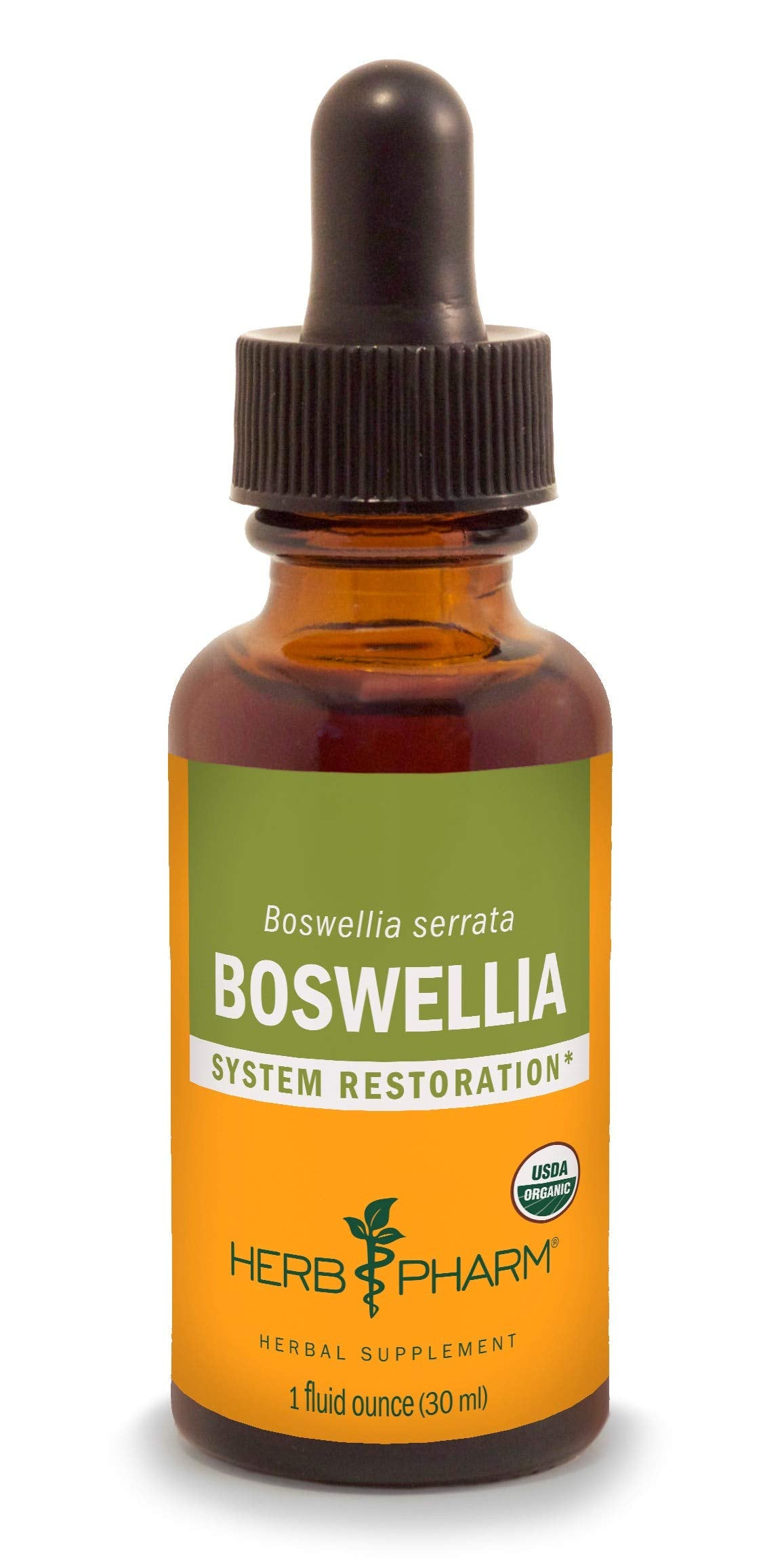 Herb Pharm Certified Organic Boswellia Liquid Extract for Joint Support, 1 Fl Oz