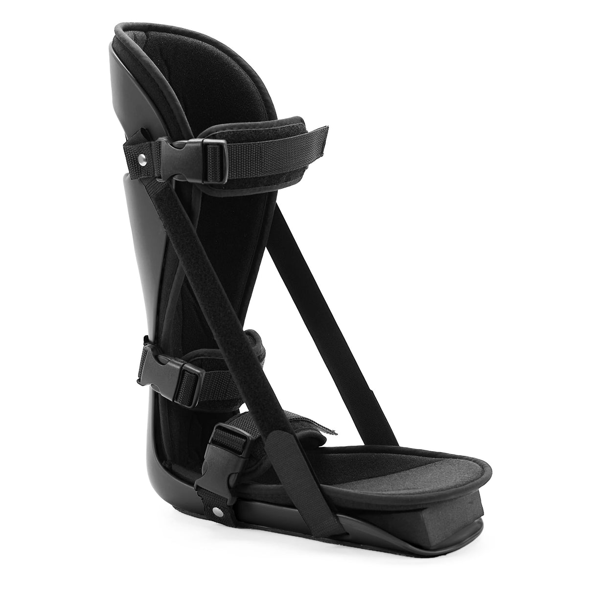 honarry Plantar Fasciitis Night Splint, Adjustable Foot Brace for Pain Relief, Achilles Tendonitis Night Splint(Black Shell and Black lining M)