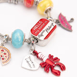 Advent Calendar 2026, 24 Days Christmas Charm Bracelet Making Kit for Women