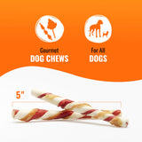 Good 'n' Fun Twists Long-Lasting Dog Treat Made With Real Protein, 70 Count