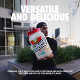 GHOST Whey Protein Powder, Peanut Butter Cereal Milk - 2LB Tub, 26G of Protein - Flavored Isolate, Concentrate & Hydrolyzed Whey Protein Blend - Post Workout Shakes - Soy & Gluten Free