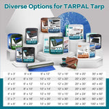 TARPAL 100x100 Feet Green Tarp Waterproof Multipurpose Protective Cover All Purpose Outdoor Poly Tarps Cover for Swimming Pool, Roof Waterproofing,Boat, car, Camping, firewood,Outdoor Furniture,etc
