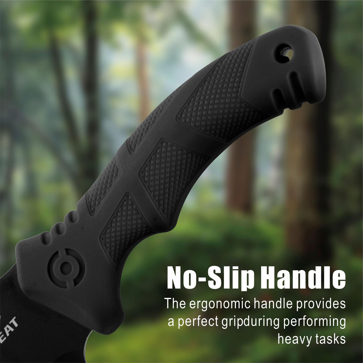 REAT Machete with Saw,16" Heavy Duty Machete with Sheath, Dual-Purpose Hunting Knife for Chopping and Sawing,Ergonomic No-Slip Handle,Machetes for Yard Work,Cutting Trees,Bushcraft,Gifts for Men,Women
