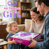 VROGTIK Sit and Spin Toys for Toddlers 1-3 Girls, 360° Toddler Spinning Seat with LED Lights and Music Christmas Birthday Gift for 1 2 3 Years Old Girl Sensory Toys Toddler Activities