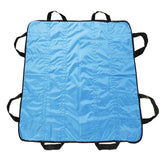 Positioning Bed Pad with Handles 48" X 40" Incontinence Mattress Bedding Protector Liner Underpad Straps for Easy Lift & Transfer Reusable Washable Hospital Quality